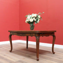 Load image into Gallery viewer, x SOLD Antique French Oak 2 Leaf Extension Dining Table, Kitchen Table with 2 Leaves B10688