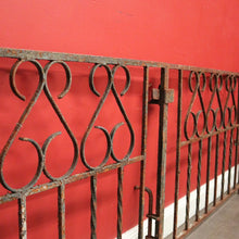 Load image into Gallery viewer, x SOLD Set of Antique Australia Garden Gates, Driveway Gates. Wrought Iron and Iron. B10410