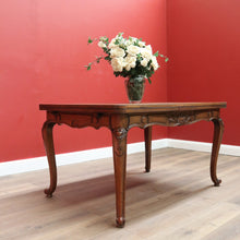 Load image into Gallery viewer, x SOLD Antique French Oak 2 Leaf Extension Dining Table, Kitchen Table with 2 Leaves B10688
