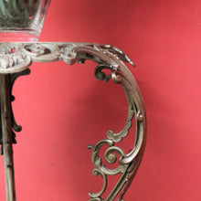 Load image into Gallery viewer, x SOLD Antique French Jardiniere Stand, French Brass 2 Tier Plant Stand Side Lamp Table B10481