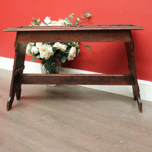 Load image into Gallery viewer, x SOLD Antique English Table, Lamp Side Table Japanese Dragon Relief Carving to seat. B9746
