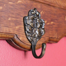 Load image into Gallery viewer, x SOLD Antique Vintage French Coat Rack with Fleur de Lis Carvings. Scarf Hat Umbrella B10639