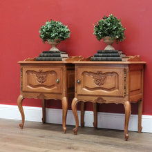 Load image into Gallery viewer, x SOLD Pair of Vintage French Bedside Table, Lamp Tables, Side Tables, Bedside Cabinets B10886