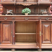 Load image into Gallery viewer, x SOLD Antique Sideboard, French Walnut Sideboard, Buffet Cabinet Cupboard with Drawers B10852