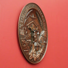 Load image into Gallery viewer, x SOLD Large Copper Hanging Plaque Of Christ, 3D Copper Religious Home Blessing Plate B10819