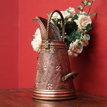 Load image into Gallery viewer, x SOLD Antique French Copper Coal Scuttle now Umbrella Holder Plant Pot Display Piece. B10114
