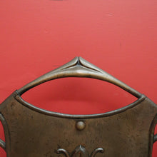 Load image into Gallery viewer, x SOLD Antique French Art Nouveau Fire Screen, Copper Fire Screen with Handles. B10390