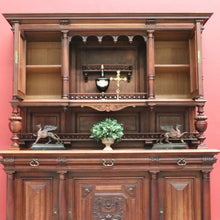 Load image into Gallery viewer, x SOLD Antique Sideboard, French Walnut Sideboard, Buffet Cabinet Cupboard with Drawers B10852