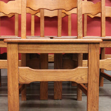 Load image into Gallery viewer, x SOLD Set of 6 Dining Chairs, Antique French Oak Kitchen Chairs, Ladder Back Chairs B10504