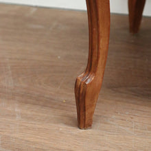 Load image into Gallery viewer, x SOLD Antique French Walnut Two-Tier Serving Table with Brass Handle, Lamp Side Table B11242