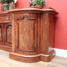 Load image into Gallery viewer, x SOLD Grand and Impressive English Mahogany Sideboard, Inverted Breakfront Sideboard B11211