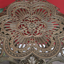 Load image into Gallery viewer, x SOLD Antique French Jardiniere Stand, French Brass 2 Tier Plant Stand Side Lamp Table B10481