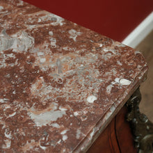 Load image into Gallery viewer, x SOLD Antique French Chest of Drawers, Marble Top Hall Cupboard, Burr Walnut Chest B11073