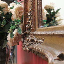 Load image into Gallery viewer, x SOLD Vintage Wall Mirror or Mantle Mirror Vanity Mirror Gilt Wood Mirror French Style B11090