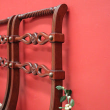 Load image into Gallery viewer, x SOLD Set of 6 Dining Chairs, Kitchen Chairs with Brass Inlay and Carved Back Rails. B9793