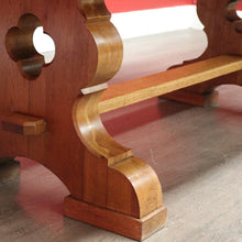 Load image into Gallery viewer, x SOLD Antique French Oak Refectory Table Dining Table Church Gothic Quatrefoil Shape to Pedestal B10317