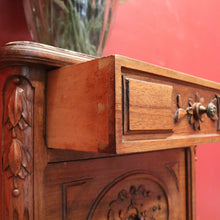Load image into Gallery viewer, x SOLD Antique Bedside Cabinet, French Walnut and Marble Top Bedside, Lamp Hall Table B10831