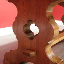 Load image into Gallery viewer, x SOLD Antique French Oak Refectory Table Dining Table Church Gothic Quatrefoil Shape to Pedestal B10317