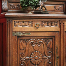Load image into Gallery viewer, x SOLD Antique Sideboard, French Oak 3 Door, Drawer Sideboard Buffet Cabinet Cupboard B10294