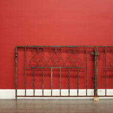 Load image into Gallery viewer, x SOLD Set of Antique Australia Garden Gates, Driveway Gates. Wrought Iron and Iron. B10410