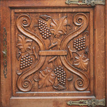 Load image into Gallery viewer, x SOLD Antique Sideboard, French Oak 3 Door, Drawer Sideboard Buffet Cabinet Cupboard B10294