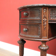 Load image into Gallery viewer, x SOLD Antique French Desk, Walnut and Leather Ladies Desk, Kidney Shaped Office Desk B10643