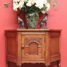 Load image into Gallery viewer, x SOLD Vintage French Side Cabinet, Hall Cupboard, Trapeze Shaped Wine or Lamp Table B10809
