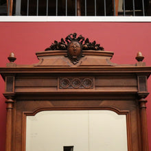 Load image into Gallery viewer, x SOLD Antique French Walnut and Bevelled Glass Door Bookcase Display China Cabinet. B10339