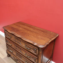 Load image into Gallery viewer, x SOLD Antique French Chest of Drawers, Oak 3 Drawer Hall Cabinet, Foyer Chest Drawers B10572