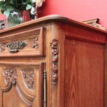 Load image into Gallery viewer, x SOLD Antique French Oak Sideboard, French 3 Door 3 Drawer Sideboard Cabinet Cupboard B10318