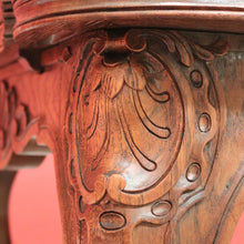 Load image into Gallery viewer, x SOLD Antique French Oak Two Leaf Dining or Kitchen Table, parquetry Table Top B11226