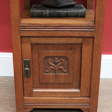 Load image into Gallery viewer, x SOLD Antique French Bedside Table, Lamp or Side Table, Marble Top and Brass Handles B10915