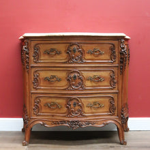 Load image into Gallery viewer, x SOLD Antique Chest of Drawers, Antique French Marble Top Hall Cabinet Cupboard Chest B10776