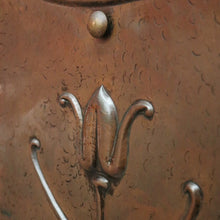 Load image into Gallery viewer, x SOLD Antique French Art Nouveau Fire Screen, Copper Fire Screen with Handles. B10390