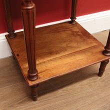 Load image into Gallery viewer, x SOLD Antique Bedside Cabinet, French Walnut and Marble Top Bedside, Lamp Hall Table B10831