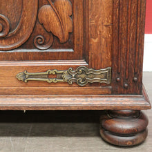 Load image into Gallery viewer, x SOLD Antique Sideboard, French Oak 3 Door, Drawer Sideboard Buffet Cabinet Cupboard B10294