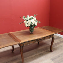 Load image into Gallery viewer, x SOLD Antique French Oak 2 Leaf Extension Dining Table, Kitchen Table with 2 Leaves B10688