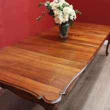 Load image into Gallery viewer, x SOLD Antique French Dining Table Antique Walnut 3 Leaf Extension Kitchen Dining Table B10689