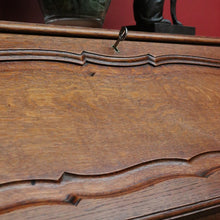 Load image into Gallery viewer, x SOLD Antique French Writing Bureau, 2 Drawer Drop Front Office Desk Bureau Cabinet B10206