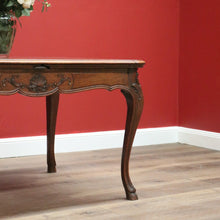 Load image into Gallery viewer, x SOLD Antique French Dining Table, Diamond Parquetry Kitchen Table, 2 Extension Leaves B10634