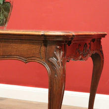 Load image into Gallery viewer, x SOLD Antique French Dining Table, Diamond Parquetry Kitchen Table, 2 Extension Leaves B10634