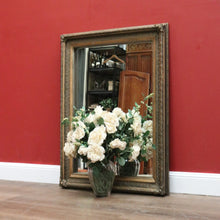 Load image into Gallery viewer, x SOLD Vintage Rectangular Mirror Intricate Detailed French Wall, Hall, Bed Room Mirror B10996