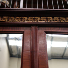 Load image into Gallery viewer, x SOLD Antique French Walnut 2 Door Armoire Wardrobe, 2 Door Bevelled Mirror Wardrobe. B10419