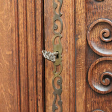 Load image into Gallery viewer, x SOLD Antique Sideboard, French Oak 3 Door, Drawer Sideboard Buffet Cabinet Cupboard B10294
