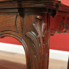 Load image into Gallery viewer, x SOLD Antique French Dining Table, Diamond Parquetry Kitchen Table, 2 Extension Leaves B10634