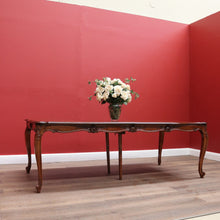 Load image into Gallery viewer, x SOLD Antique French Dining Table Antique Walnut 3 Leaf Extension Kitchen Dining Table B10689