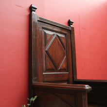 Load image into Gallery viewer, x SOLD Antique French Armchair, Priests Chair, Gothic Church Entry Foyer Chair B11086