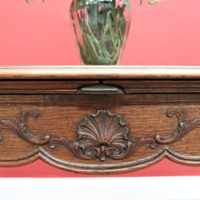 Load image into Gallery viewer, x SOLD Antique French Dining Table, Diamond Parquetry Kitchen Table, 2 Extension Leaves B10634