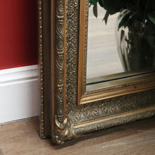Load image into Gallery viewer, x SOLD Vintage Rectangular Mirror Intricate Detailed French Wall, Hall, Bed Room Mirror B10996