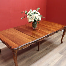 Load image into Gallery viewer, x SOLD Antique French Dining Table Antique Walnut 3 Leaf Extension Kitchen Dining Table B10689